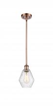 Innovations Lighting 516-1S-AC-G654-6-LED - Cindyrella - 1 Light - 6 inch - Antique Copper - Mini Pendant