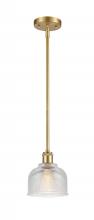 Innovations Lighting 516-1S-SG-G412-LED - Dayton - 1 Light - 6 inch - Satin Gold - Mini Pendant