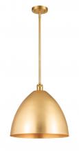 Innovations Lighting 516-1S-SG-MBD-16-SG - Bristol - 1 Light - 16 inch - Satin Gold - Pendant