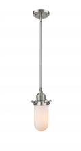 Innovations Lighting 516-1S-SN-CE231-W-LED - Kingsbury - 1 Light - 4 inch - Brushed Satin Nickel - Mini Pendant