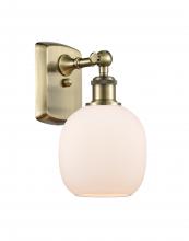 Innovations Lighting 516-1W-AB-G101-LED - Belfast - 1 Light - 6 inch - Antique Brass - Sconce