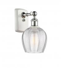 Innovations Lighting 516-1W-WPC-G462-6-LED - Norfolk - 1 Light - 6 inch - White Polished Chrome - Sconce