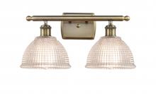 Innovations Lighting 516-2W-AB-G422-LED - Arietta - 2 Light - 18 inch - Antique Brass - Bath Vanity Light