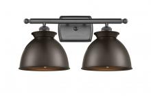 Innovations Lighting 516-2W-OB-M14-OB-LED - Adirondack - 2 Light - 18 inch - Oil Rubbed Bronze - Bath Vanity Light