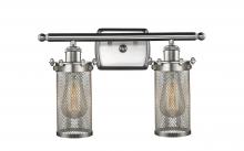 Innovations Lighting 516-2W-SN-CE219-LED - Bleecker - 2 Light - 14 inch - Brushed Satin Nickel - Bath Vanity Light