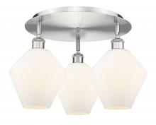 Innovations Lighting 516-3C-SN-G651-8 - Cindyrella - 3 Light - 20 inch - Satin Nickel - Flush Mount