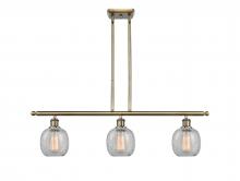 Innovations Lighting 516-3I-AB-G105-LED - Belfast - 3 Light - 36 inch - Antique Brass - Cord hung - Island Light