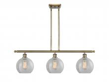 Innovations Lighting 516-3I-AB-G125-LED - Athens - 3 Light - 36 inch - Antique Brass - Cord hung - Island Light