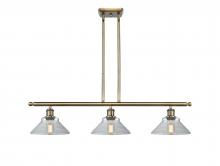 Innovations Lighting 516-3I-AB-G132-LED - Orwell - 3 Light - 36 inch - Antique Brass - Cord hung - Island Light