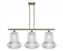 Innovations Lighting 516-3I-AB-G212-LED - Springwater - 3 Light - 39 inch - Antique Brass - Cord hung - Island Light