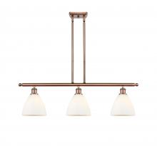 Innovations Lighting 516-3I-AC-GBD-751 - Bristol - 3 Light - 36 inch - Antique Copper - Cord hung - Island Light