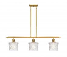 Innovations Lighting 516-3I-SG-G402-LED - Niagara - 3 Light - 36 inch - Satin Gold - Cord hung - Island Light