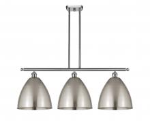 Innovations Lighting 516-3I-SN-MBD-12-SN-LED - Bristol - 3 Light - 39 inch - Brushed Satin Nickel - Cord hung - Island Light