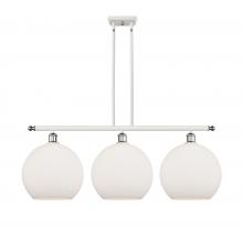 Innovations Lighting 516-3I-WPC-G121-12 - Athens - 3 Light - 38 inch - White Polished Chrome - Stem Hung - Island Light