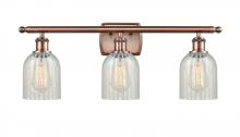 Innovations Lighting 516-3W-AC-G2511 - Caledonia - 3 Light - 25 inch - Antique Copper - Bath Vanity Light