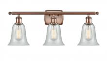 Innovations Lighting 516-3W-AC-G2812-LED - Hanover - 3 Light - 26 inch - Antique Copper - Bath Vanity Light