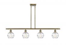 Innovations Lighting 516-4I-AB-G1213-6-LED - Athens Deco Swirl - 4 Light - 48 inch - Antique Brass - Cord hung - Island Light