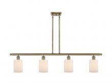 Innovations Lighting 516-4I-AB-G341-LED - Hadley - 4 Light - 48 inch - Antique Brass - Cord hung - Island Light