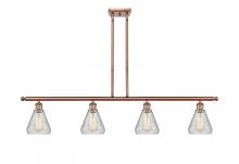 Innovations Lighting 516-4I-AC-G275-LED - Conesus - 4 Light - 48 inch - Antique Copper - Cord hung - Island Light