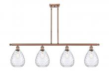 Innovations Lighting 516-4I-AC-G372 - Waverly - 4 Light - 48 inch - Antique Copper - Cord hung - Island Light