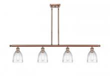 Innovations Lighting 516-4I-AC-G442-LED - Brookfield - 4 Light - 48 inch - Antique Copper - Cord hung - Island Light