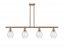 Innovations Lighting 516-4I-AC-G654-6-LED - Cindyrella - 4 Light - 48 inch - Antique Copper - Cord hung - Island Light