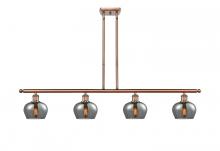 Innovations Lighting 516-4I-AC-G93-LED - Fenton - 4 Light - 48 inch - Antique Copper - Cord hung - Island Light