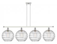 Innovations Lighting 516-4I-WPC-G1213-12 - Athens Deco Swirl - 4 Light - 50 inch - White Polished Chrome - Cord hung - Island Light