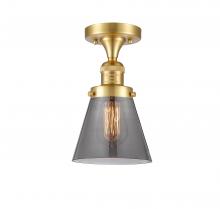 Innovations Lighting 517-1CH-SG-G63-LED - Cone - 1 Light - 7 inch - Satin Gold - Semi-Flush Mount