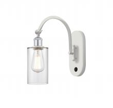 Innovations Lighting 518-1W-WPC-G802-LED - Clymer - 1 Light - 4 inch - White Polished Chrome - Sconce