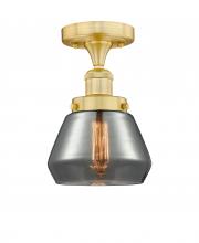 Innovations Lighting 616-1F-SG-G173 - Fulton - 1 Light - 7 inch - Satin Gold - Semi-Flush Mount