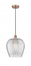 Innovations Lighting 616-1P-AC-G462-12-LED - Norfolk - 1 Light - 12 inch - Antique Copper - Cord hung - Mini Pendant