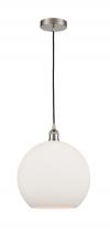 Innovations Lighting 616-1P-SN-G121-12-LED - Athens - 1 Light - 12 inch - Brushed Satin Nickel - Cord hung - Mini Pendant