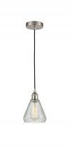 Innovations Lighting 616-1P-SN-G275-LED - Conesus - 1 Light - 6 inch - Brushed Satin Nickel - Cord hung - Mini Pendant