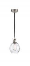 Innovations Lighting 616-1P-SN-G362-LED - Waverly - 1 Light - 6 inch - Brushed Satin Nickel - Cord hung - Mini Pendant