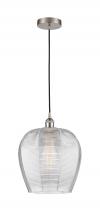 Innovations Lighting 616-1P-SN-G462-12-LED - Norfolk - 1 Light - 12 inch - Brushed Satin Nickel - Cord hung - Mini Pendant