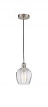 Innovations Lighting 616-1P-SN-G462-6-LED - Norfolk - 1 Light - 6 inch - Brushed Satin Nickel - Cord hung - Mini Pendant