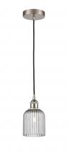 Innovations Lighting 616-1P-SN-G559-5SM - Bridal Veil - 1 Light - 5 inch - Brushed Satin Nickel - Cord hung - Mini Pendant