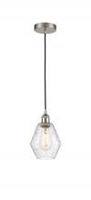 Innovations Lighting 616-1P-SN-G654-6-LED - Cindyrella - 1 Light - 6 inch - Brushed Satin Nickel - Cord hung - Mini Pendant