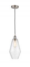 Innovations Lighting 616-1P-SN-G654-7-LED - Cindyrella - 1 Light - 7 inch - Brushed Satin Nickel - Cord hung - Mini Pendant