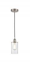 Innovations Lighting 616-1P-SN-G802-LED - Clymer - 1 Light - 4 inch - Brushed Satin Nickel - Cord hung - Mini Pendant