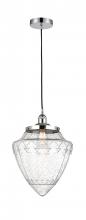  616-1PH-PC-G664-12-LED - Bullet - 1 Light - 12 inch - Polished Chrome - Cord hung - Mini Pendant