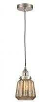 Innovations Lighting 616-1PH-SN-G146-LED - Chatham - 1 Light - 7 inch - Brushed Satin Nickel - Cord hung - Mini Pendant