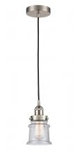 Innovations Lighting 616-1PH-SN-G184S-LED - Canton - 1 Light - 5 inch - Brushed Satin Nickel - Cord hung - Mini Pendant