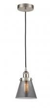 Innovations Lighting 616-1PH-SN-G63-LED - Cone - 1 Light - 6 inch - Brushed Satin Nickel - Cord hung - Mini Pendant