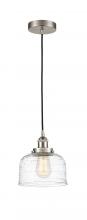 Innovations Lighting 616-1PH-SN-G713-LED - Bell - 1 Light - 8 inch - Brushed Satin Nickel - Cord hung - Mini Pendant