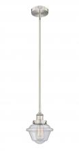 Innovations Lighting 616-1SH-SN-G534-LED - Oxford - 1 Light - 7 inch - Brushed Satin Nickel - Cord hung - Mini Pendant