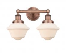  616-2W-AC-G531 - Oxford - 2 Light - 16 inch - Antique Copper - Bath Vanity Light