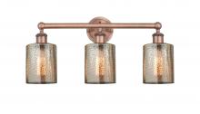 Innovations Lighting 616-3W-AC-G116 - Cobbleskill - 3 Light - 23 inch - Antique Copper - Bath Vanity Light