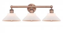  616-3W-AC-G131 - Orwell - 3 Light - 26 inch - Antique Copper - Bath Vanity Light